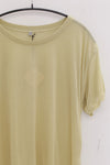 BASERANGE Classic Bamboo Fiber and Cotton Loose T-Shirt Collection Crew Neck Bottoming Shirt French BAS-TTLO-BL-AU25-PIER GREEN (TOLO-BL-000 TTLO)